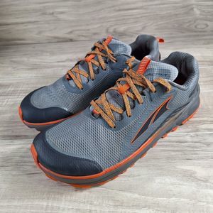 Altra Timp 3 Trail Running Shoes Mens Size 9.5 ( AL0A4VQ1280 ) Gray/Orange.